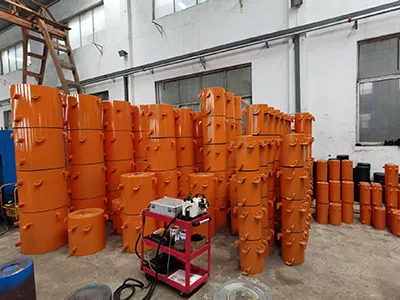 Зона сборки гидравлических домкратов