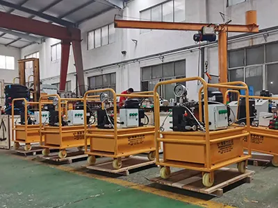 Зона сборки гидравлических насосов