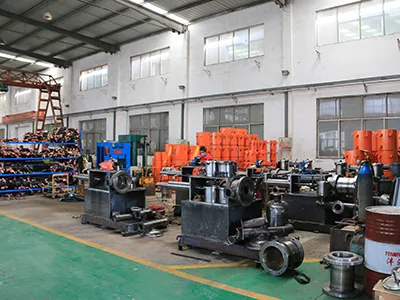 Зона производства плунжерных насосов для фильтр-прессов