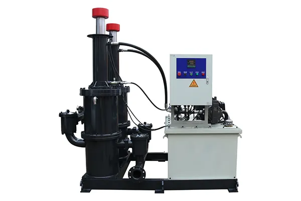 Вертикальный плунжерный питательный насос для обезвоживания осадка/шлама